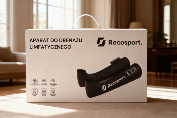 Bezprzewodowy aparat do drenażu limfatycznego Recosport - 5-komorowe nogawki